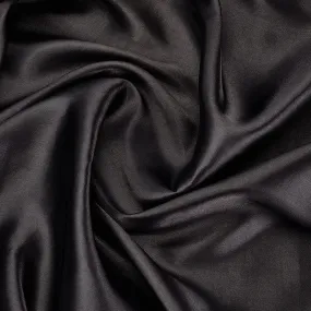 5yards Silky Shiny Satin, 60inch Wide Black Satin Fabric, Poly Silk Silky Satin Fabric for Arts and Crafts, DIY, Sewing Decoration