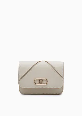 Amanda Card Holder Wallet - Light Beige