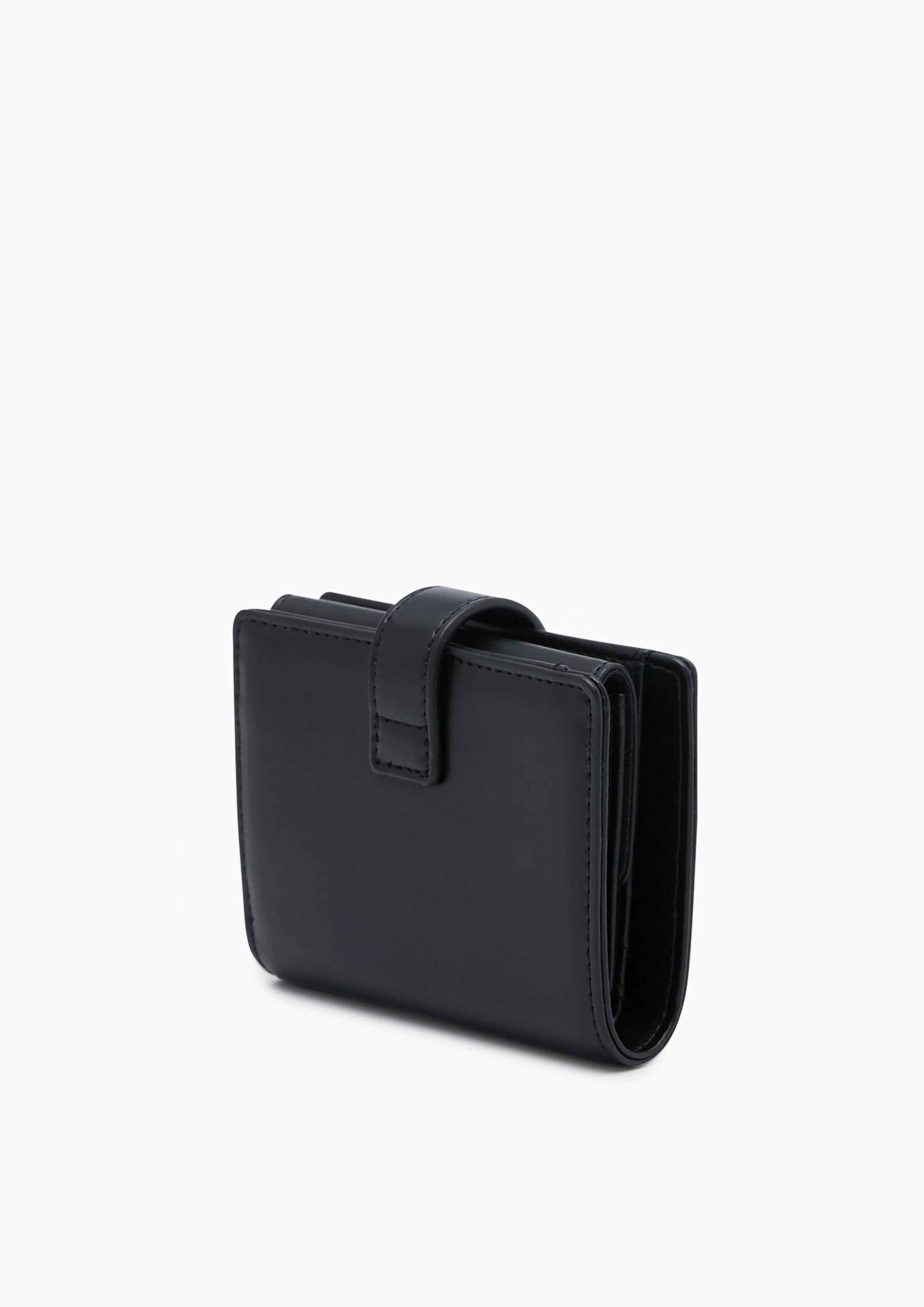 Athella Bi-Fold Short Wallet  Black