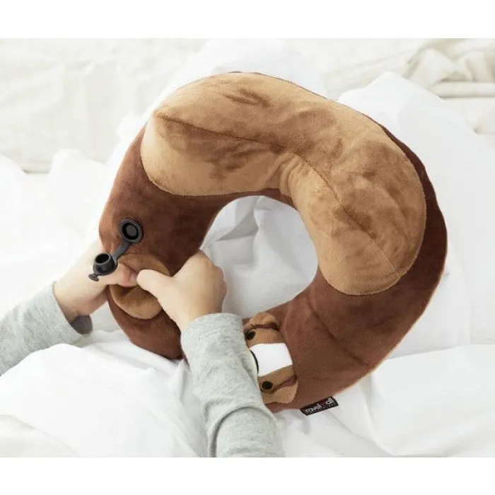 BULL DOG KID'S INFLATABLE NECK PILLOW