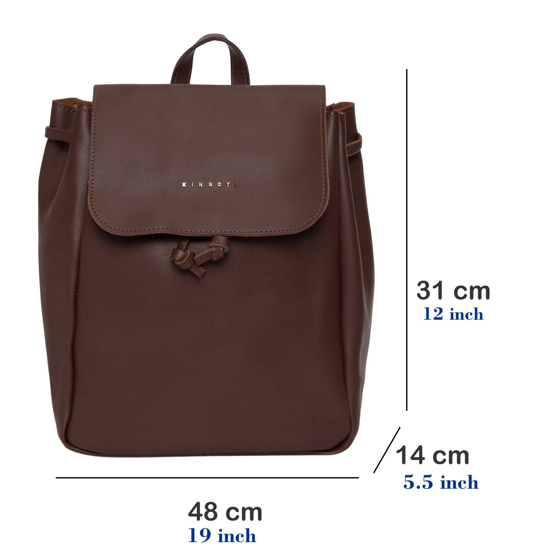 Chocolate Brown Backpack