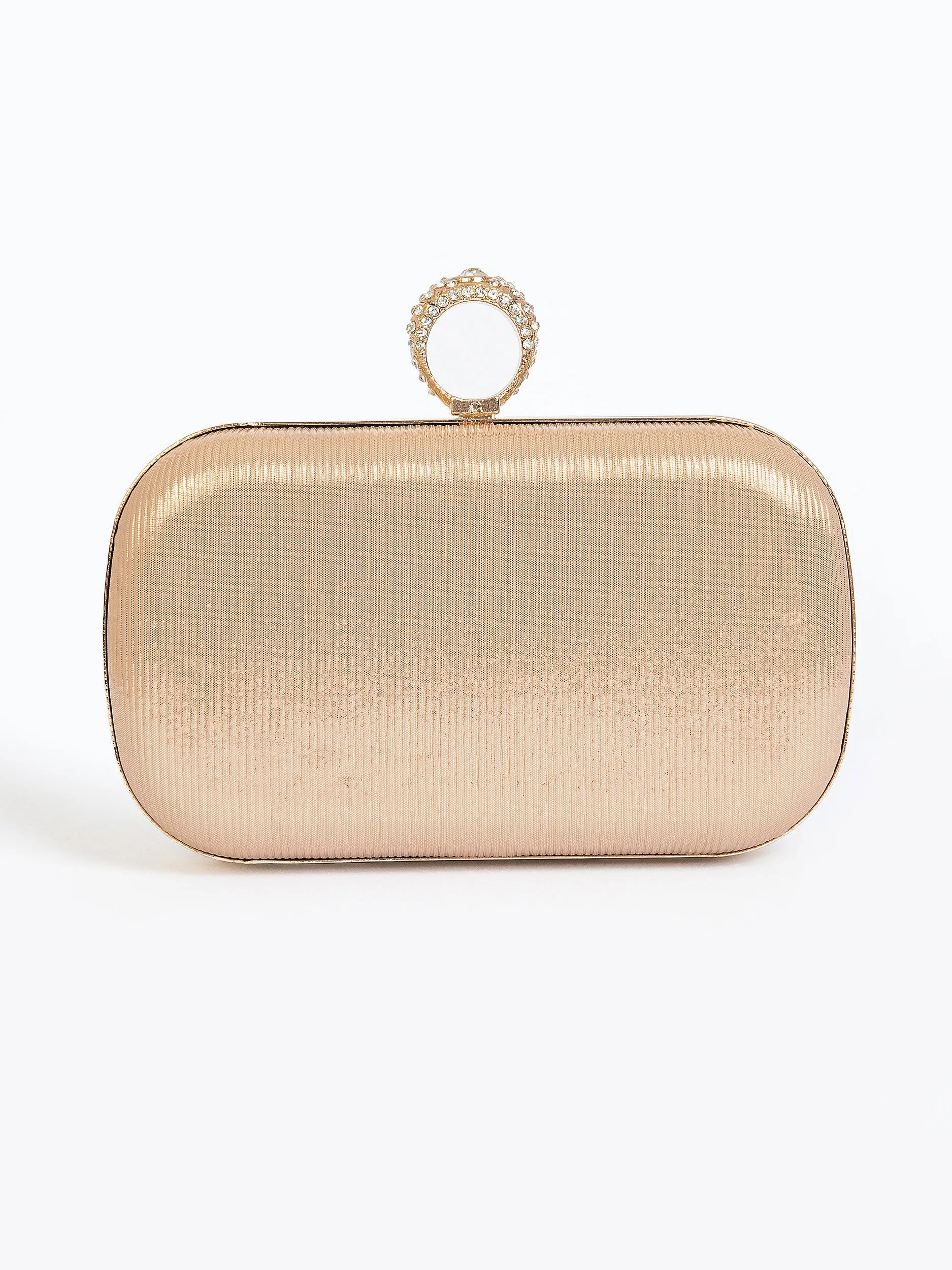 Glossy Texture Clutch