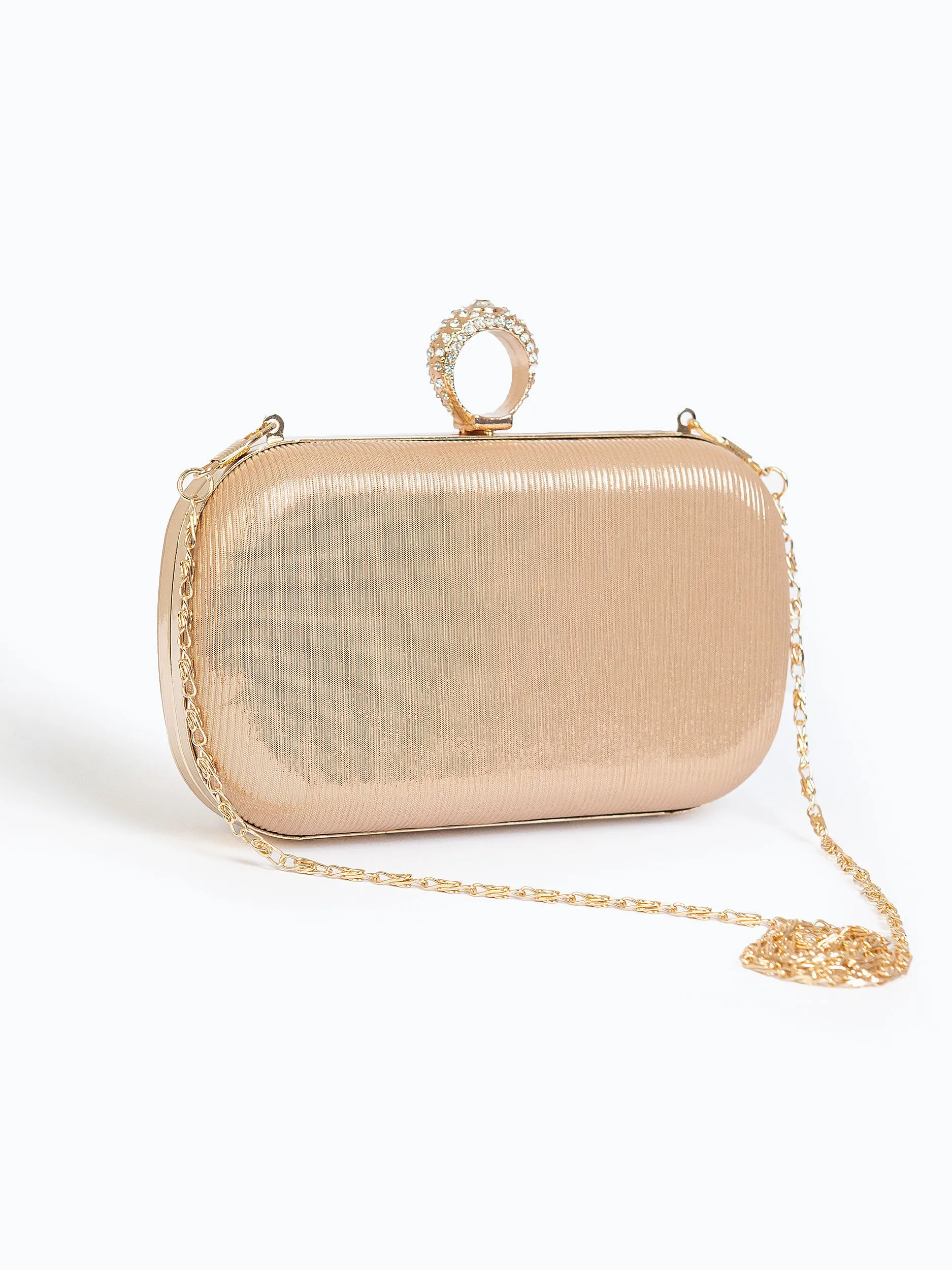 Glossy Texture Clutch