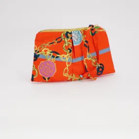 Hampton Road Designs Enamel Charms Scarf Clutch (Upcycled From Givenchy Scarf)