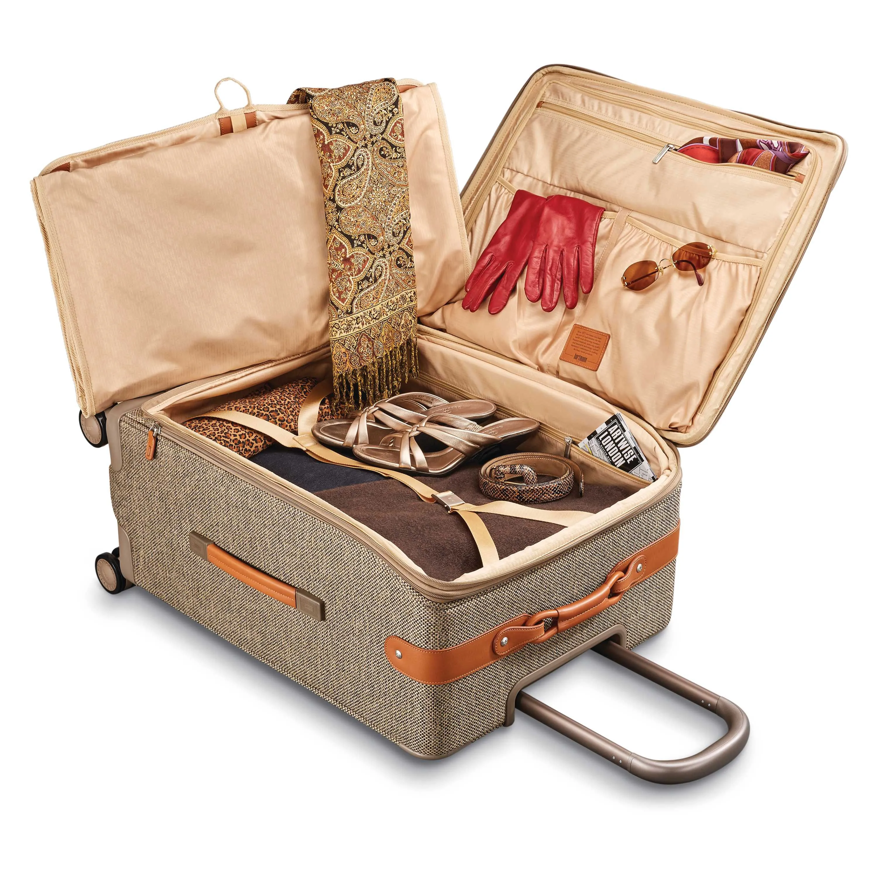 Hartmann Tweed Legend 26" Medium Journey Expandable Spinner Natural Tweed