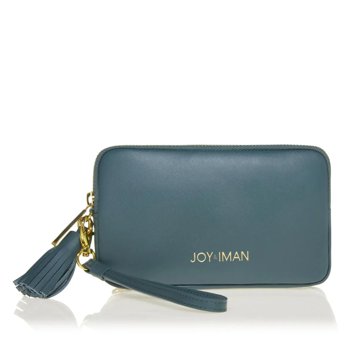 JOY & IMAN Tassel Chic Leather Wallet with RFID