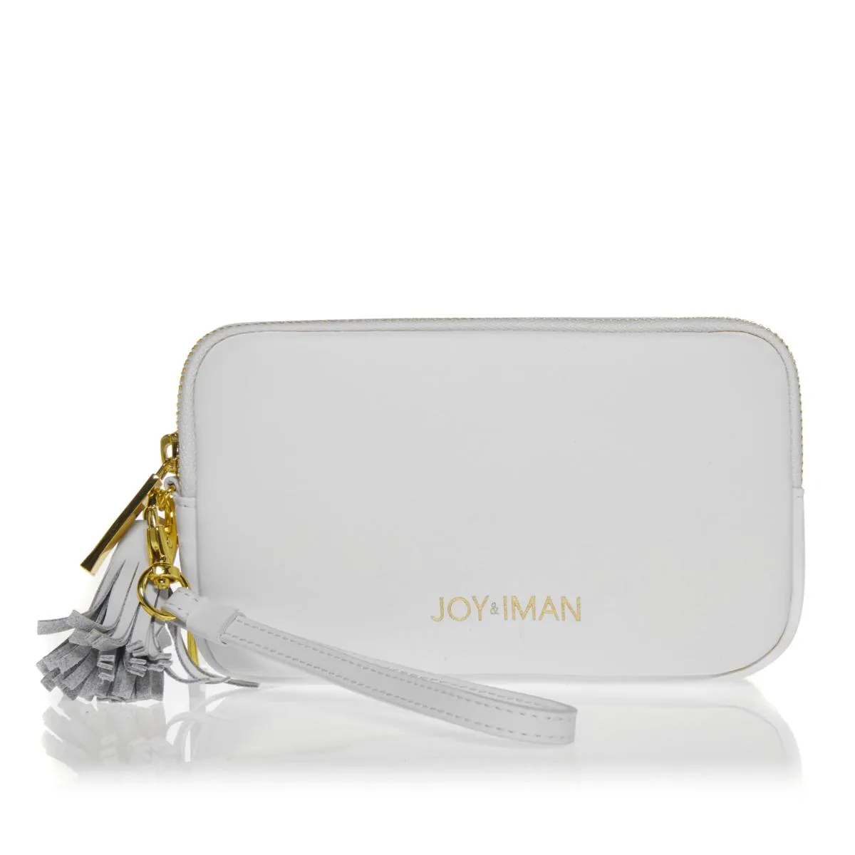 JOY & IMAN Tassel Chic Leather Wallet with RFID