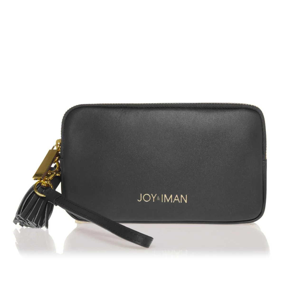 JOY & IMAN Tassel Chic Leather Wallet with RFID