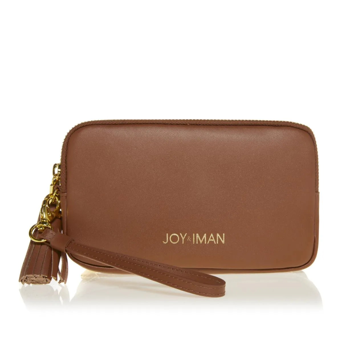 JOY & IMAN Tassel Chic Leather Wallet with RFID