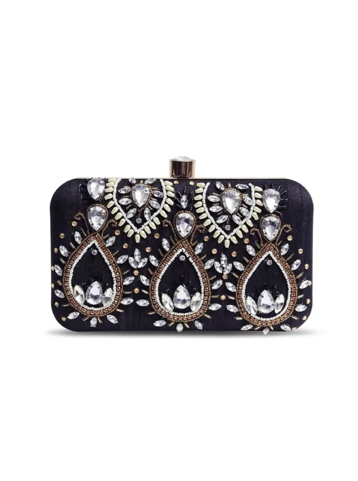 Kalah Hand Embroidered Clutch