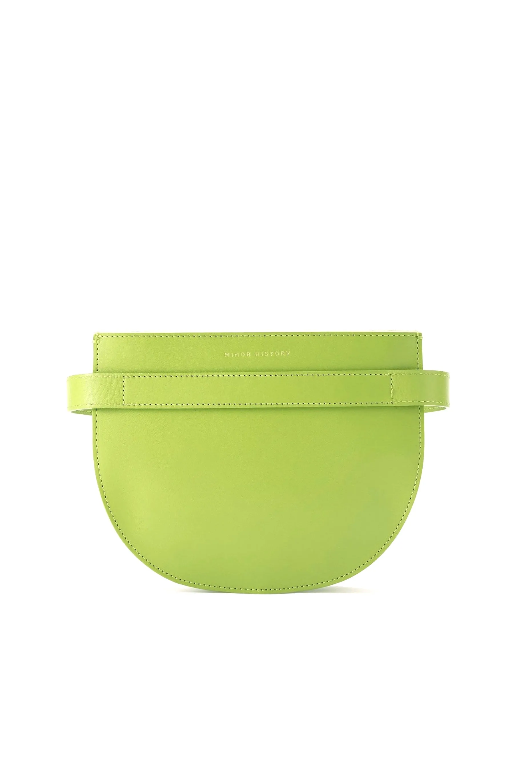 Lime Crescent Belt Bag