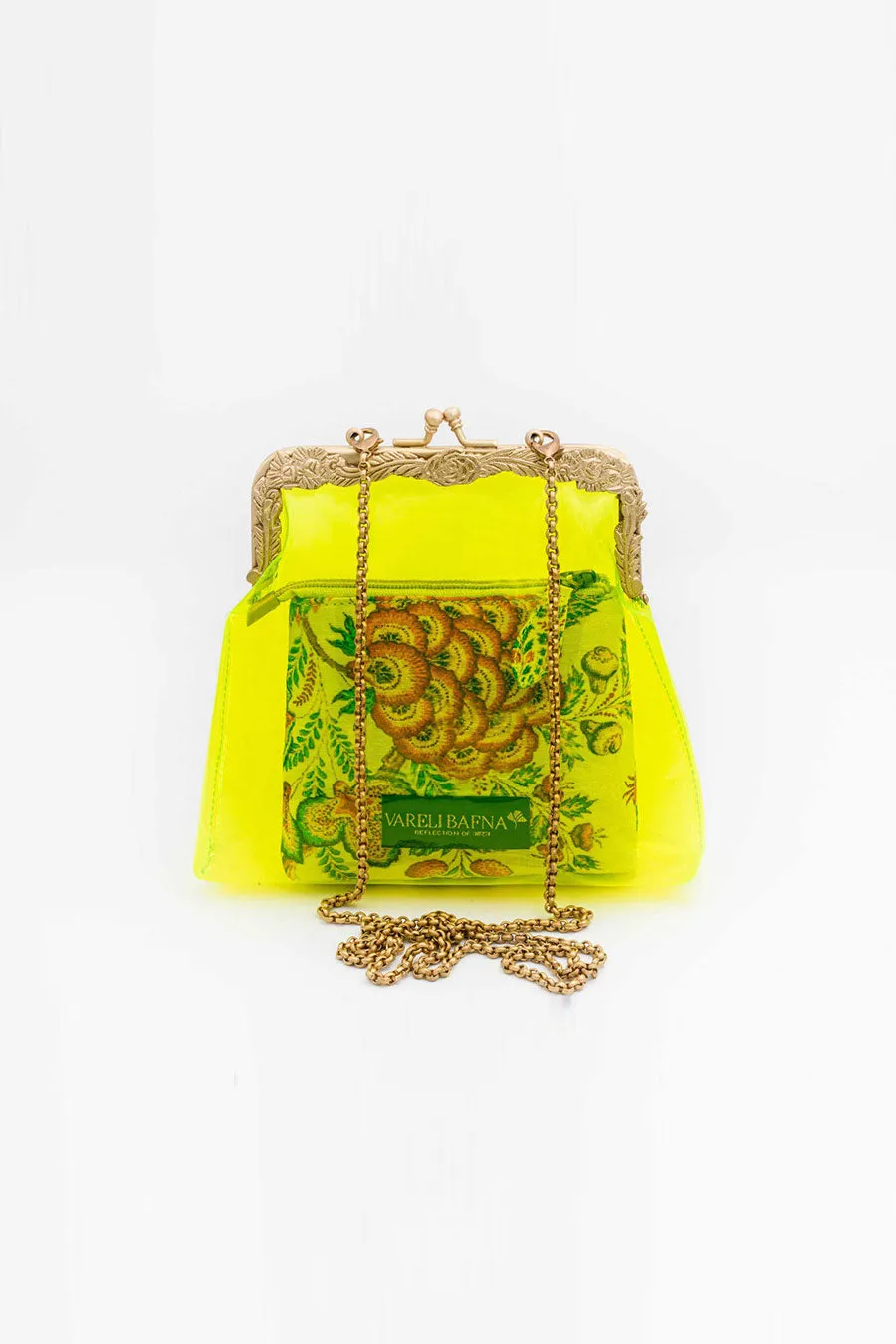 Lime Green Jyrn Clutch & Pouch Set