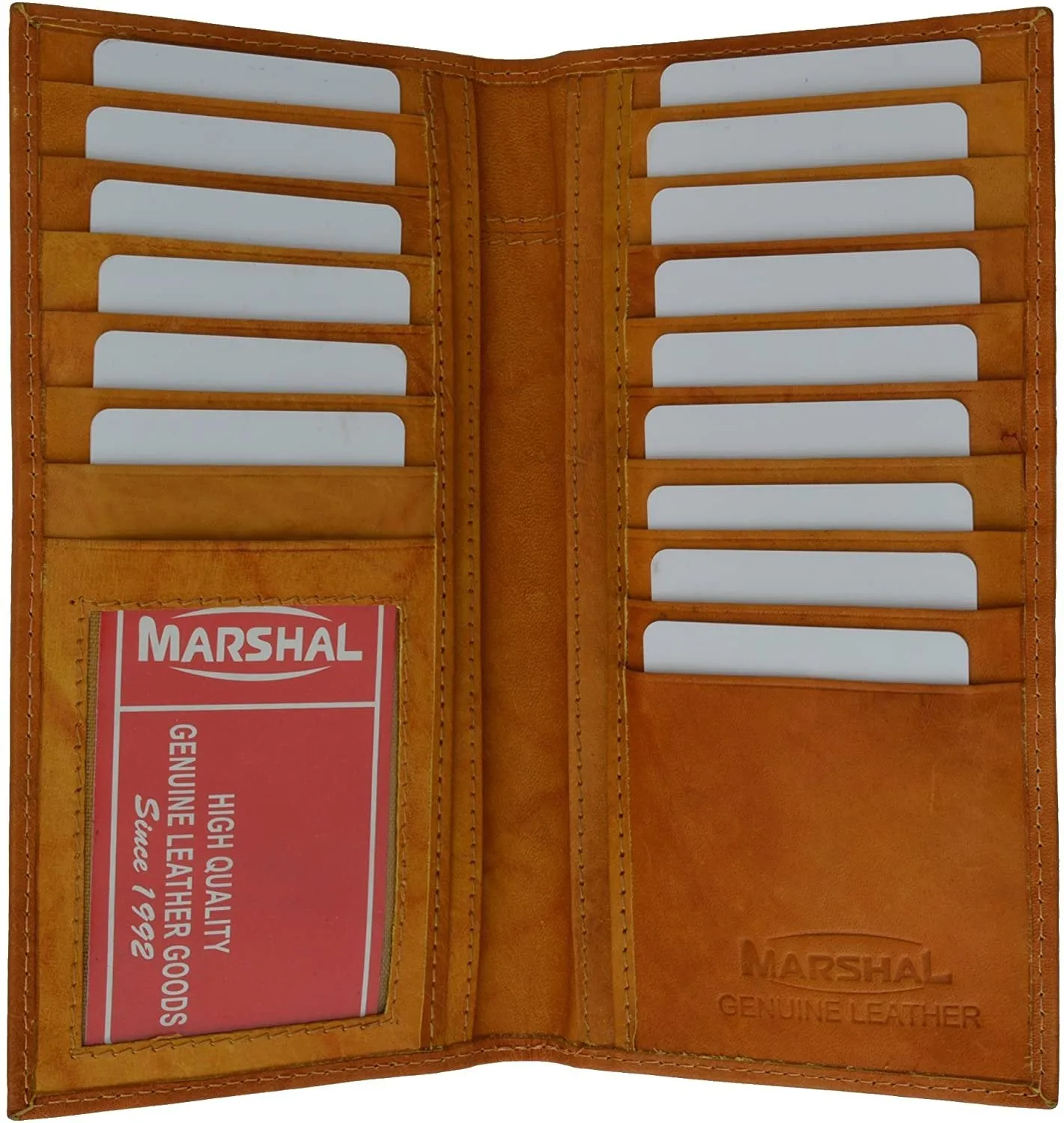 Marshal Ladies Checkbook Wallet and Credit card Holder with Id Window