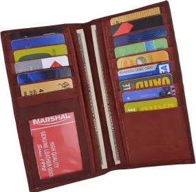 Marshal Ladies Checkbook Wallet and Credit card Holder with Id Window