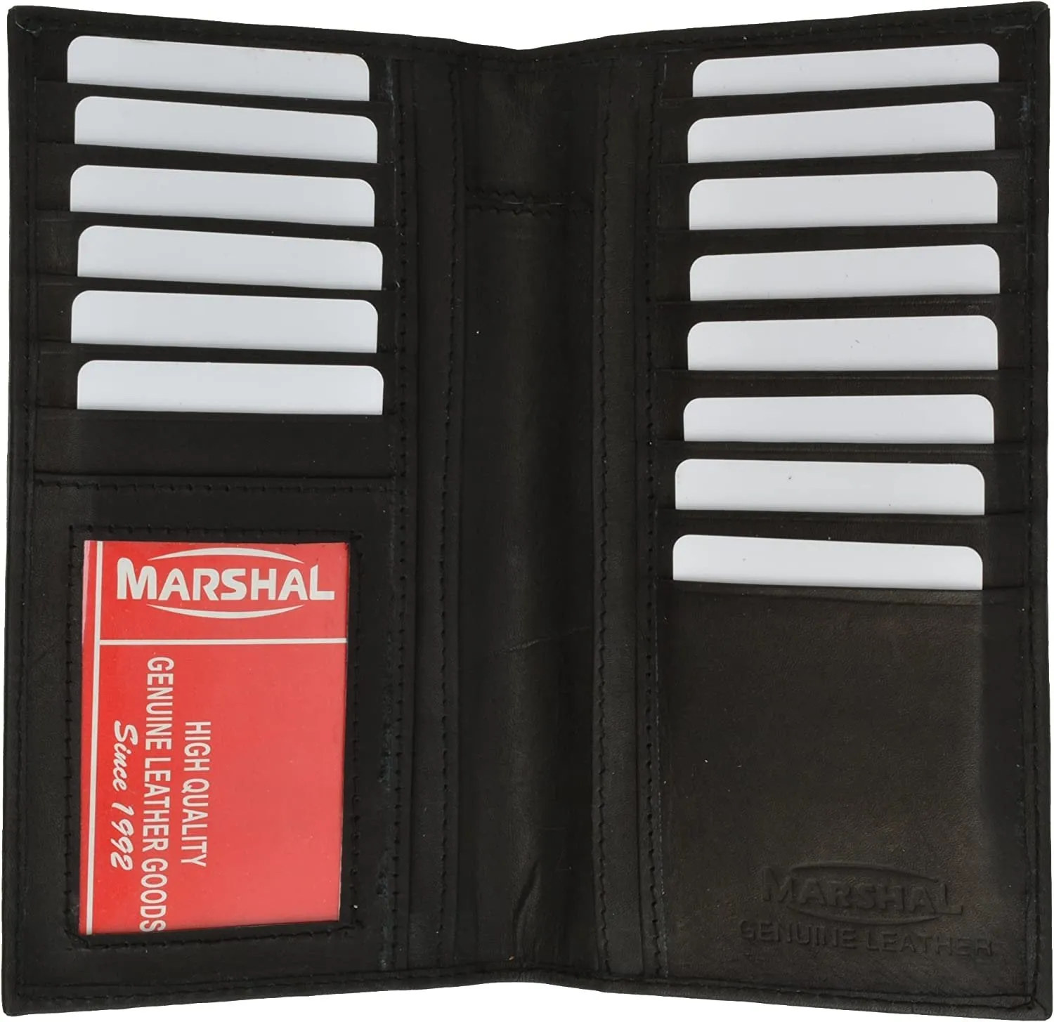 Marshal Ladies Checkbook Wallet and Credit card Holder with Id Window