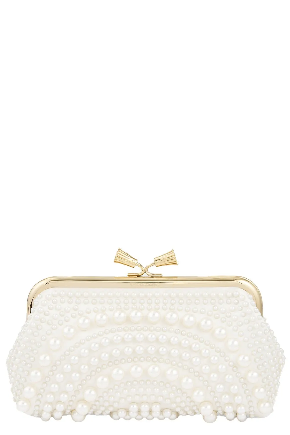 Maud Tassel Clutch - Ivory