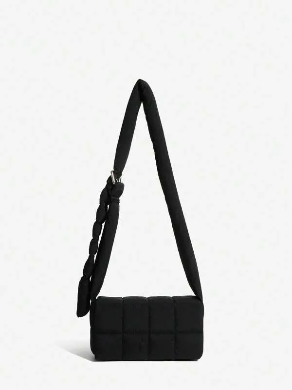 Minimalist Puffer Crossbody Bag