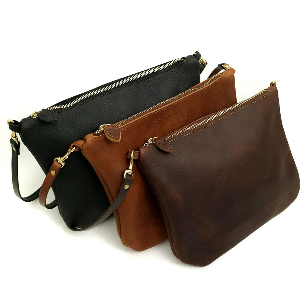 "WESLIE" Zipper Crossbody Purse