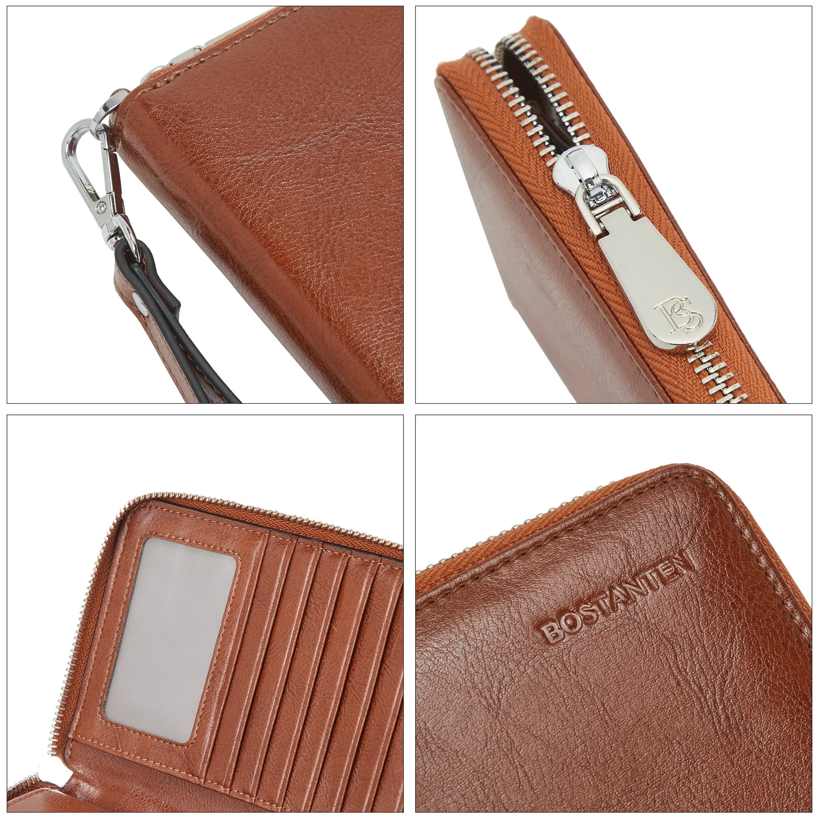 Rozenn Wallets With Checkbook Holder —— Zipper