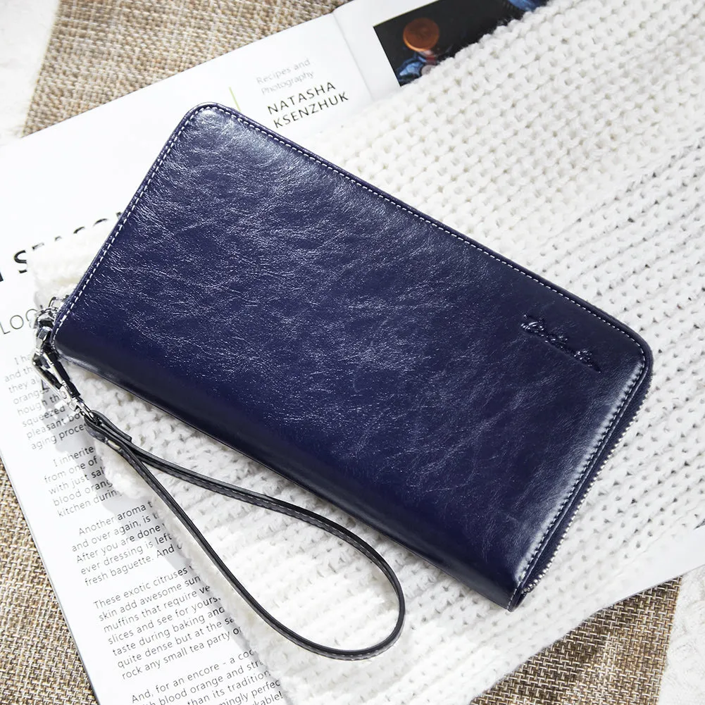 Rozenn Wallets With Checkbook Holder —— Zipper