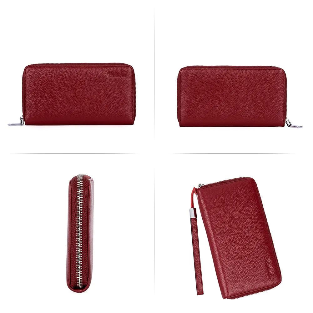 Rozenn Wallets With Checkbook Holder —— Zipper