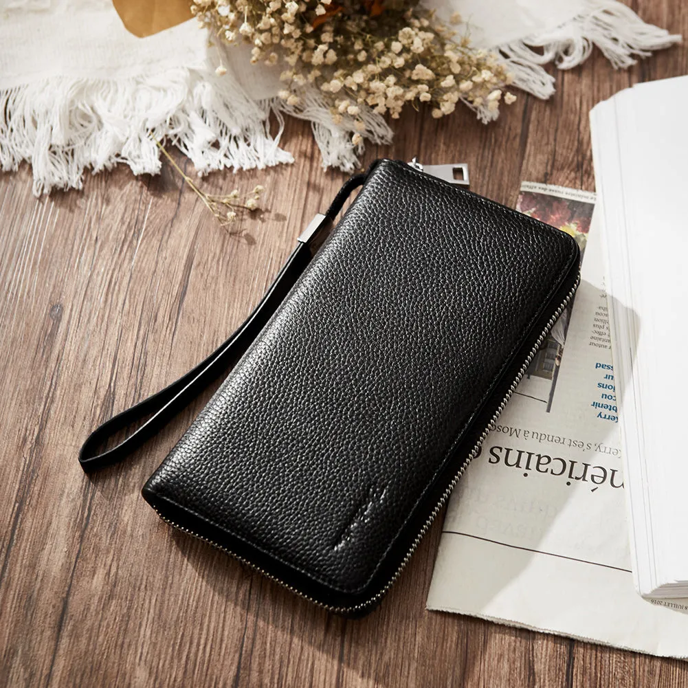 Rozenn Wallets With Checkbook Holder —— Zipper