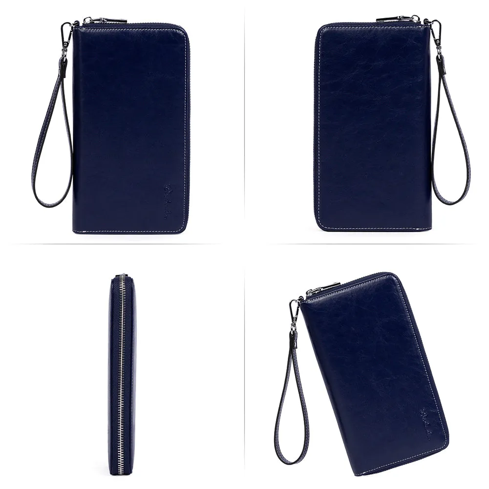 Rozenn Wallets With Checkbook Holder —— Zipper