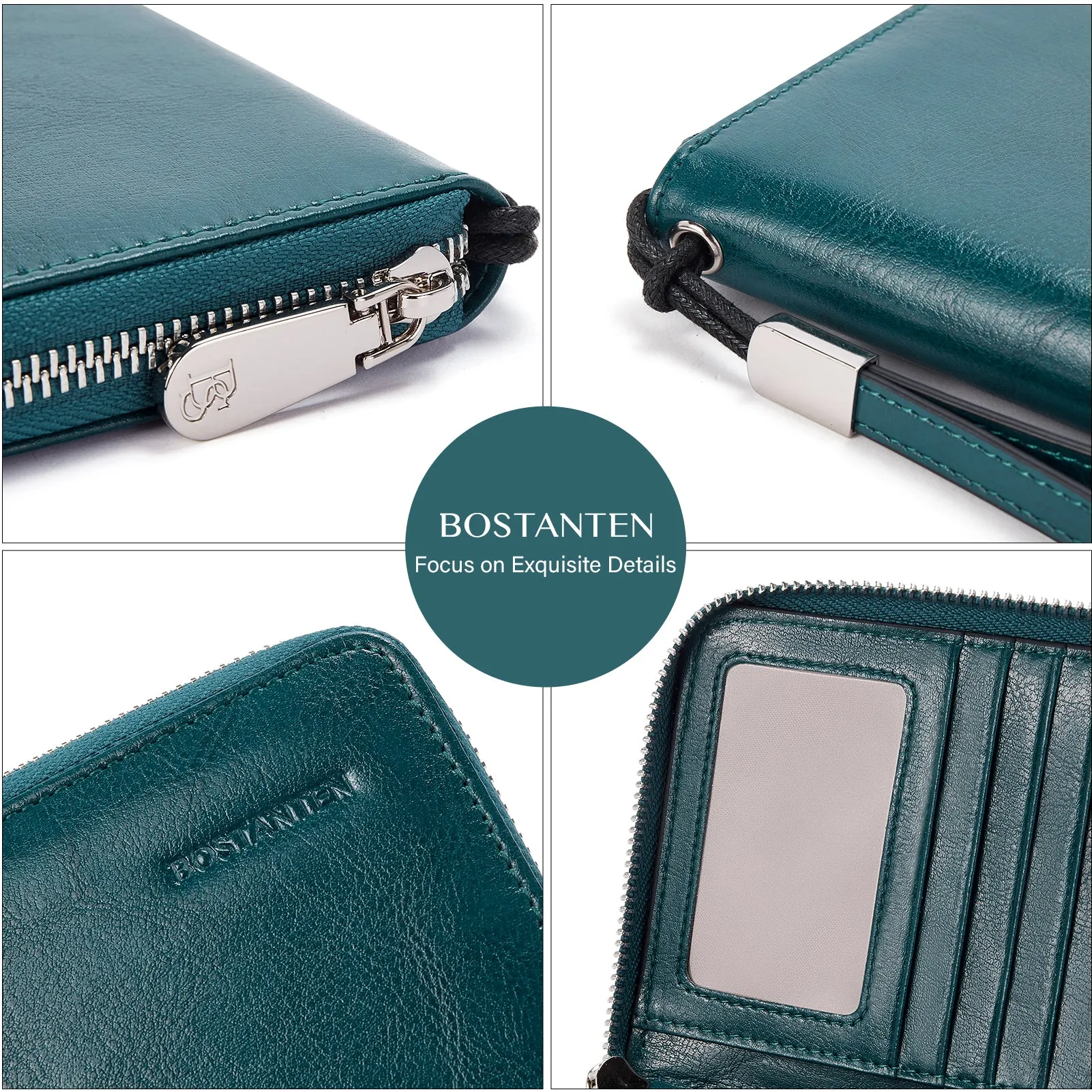 Rozenn Wallets With Checkbook Holder —— Zipper