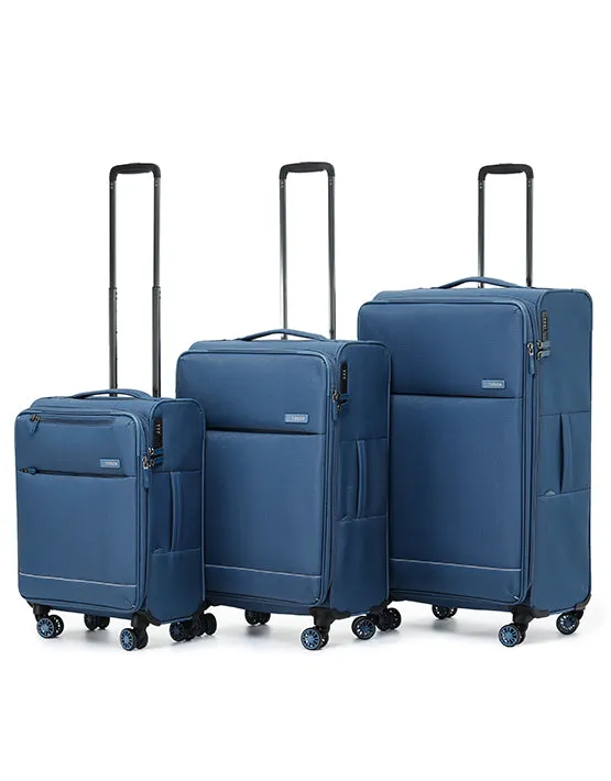 Tosca - SO-LITE AIR5055 set of 3 Suitcases - Blue