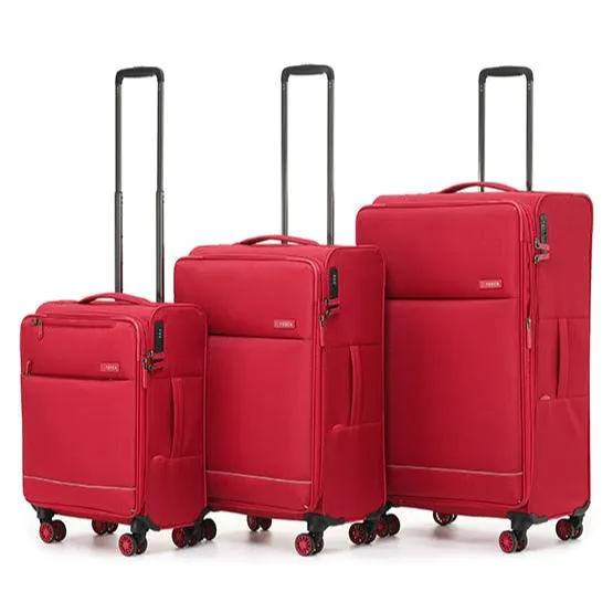 Tosca - SO-LITE AIR5055 set of 3 Suitcases - Red