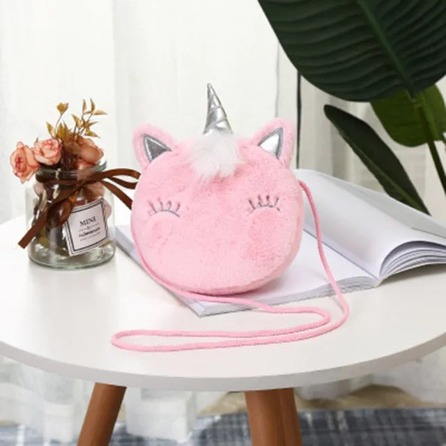 Trendy Crossbody Cartoon Unicorn Shoulder Bag