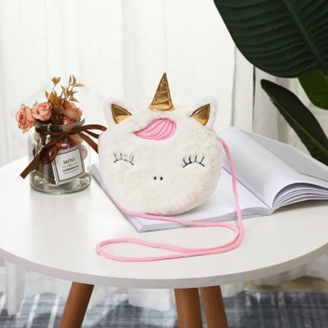 Trendy Crossbody Cartoon Unicorn Shoulder Bag