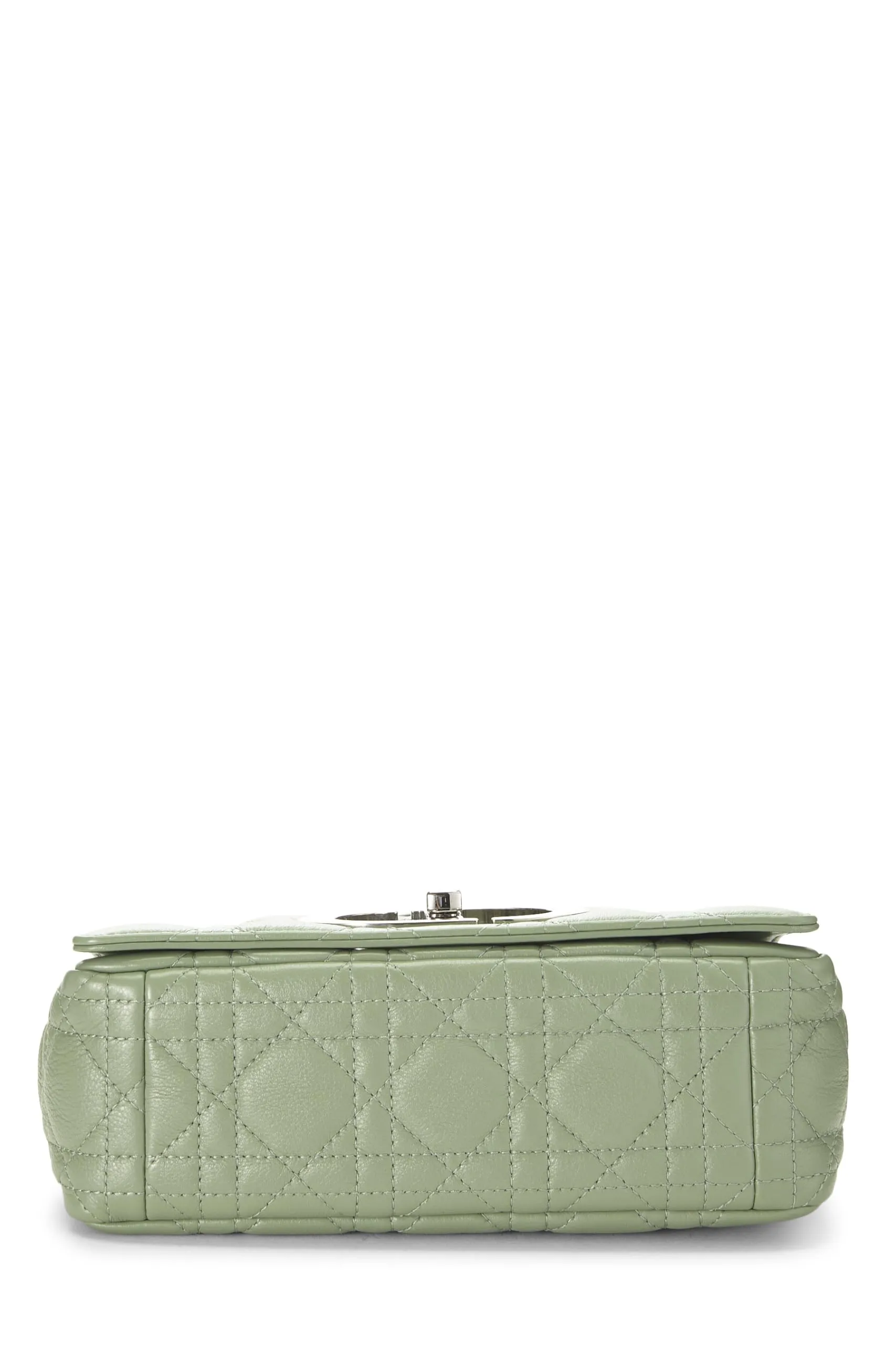 Trendy Inspired Dior,  Green Cannage Calfskin Caro Bag Small, Green