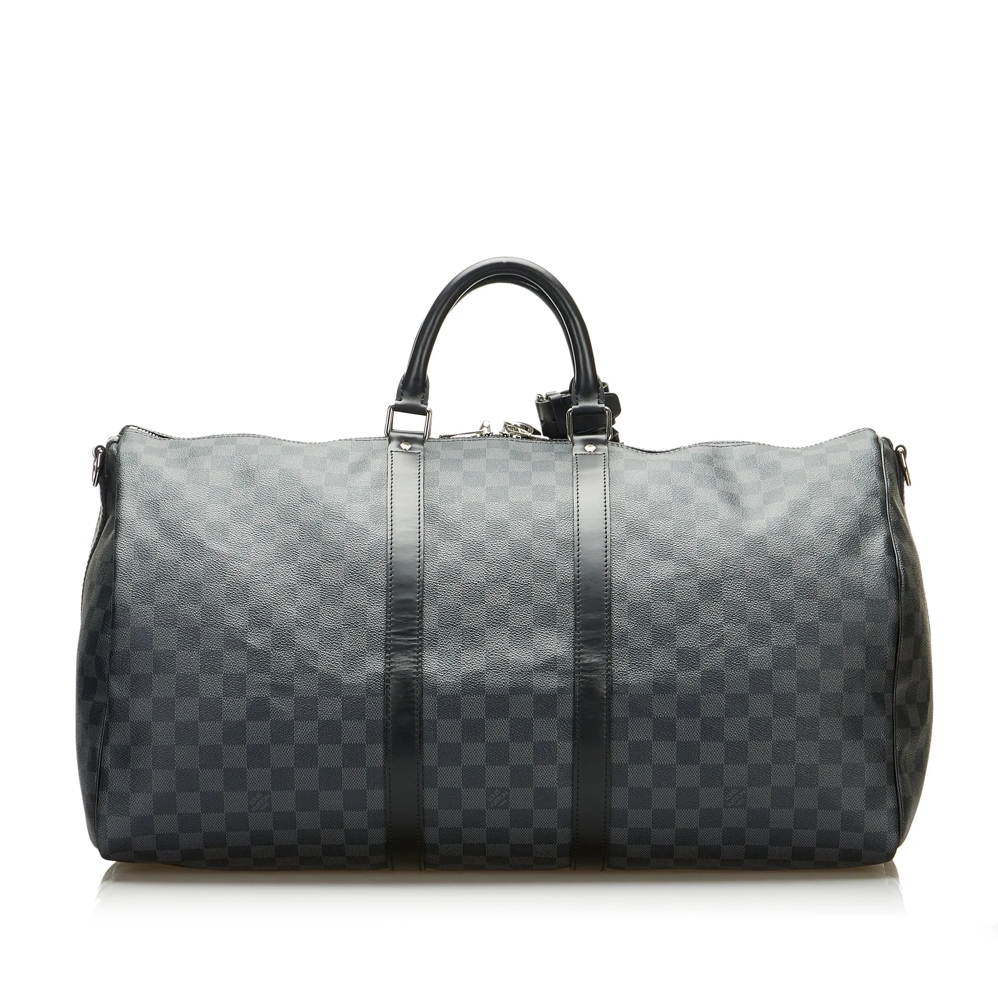 Trendy Inspired Louis Vuitton Keepall Bandoulière 55 Damier Graphite Canvas