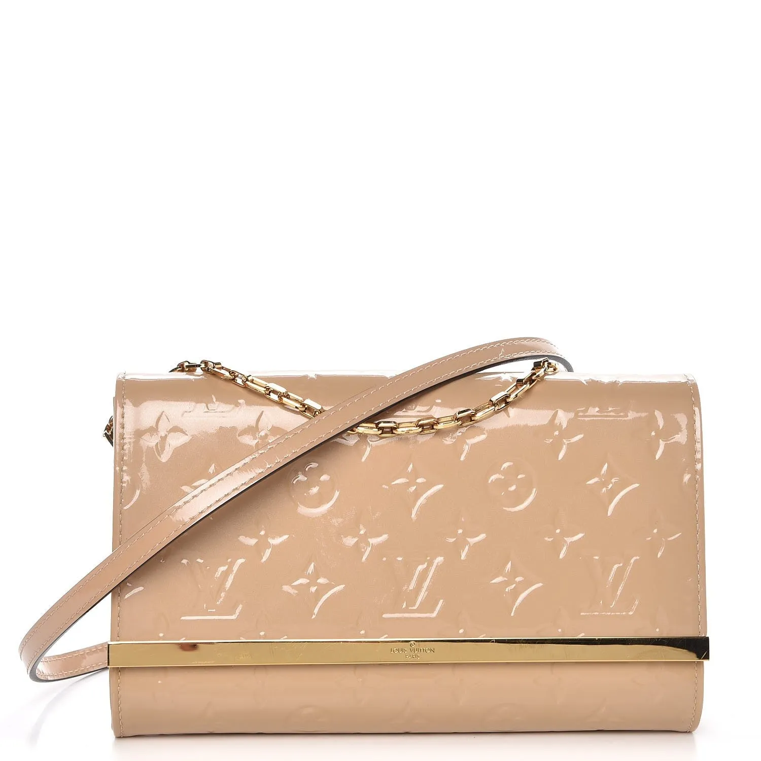 Trendy Inspired Louis Vuitton Monogram Vernis Ana Clutch