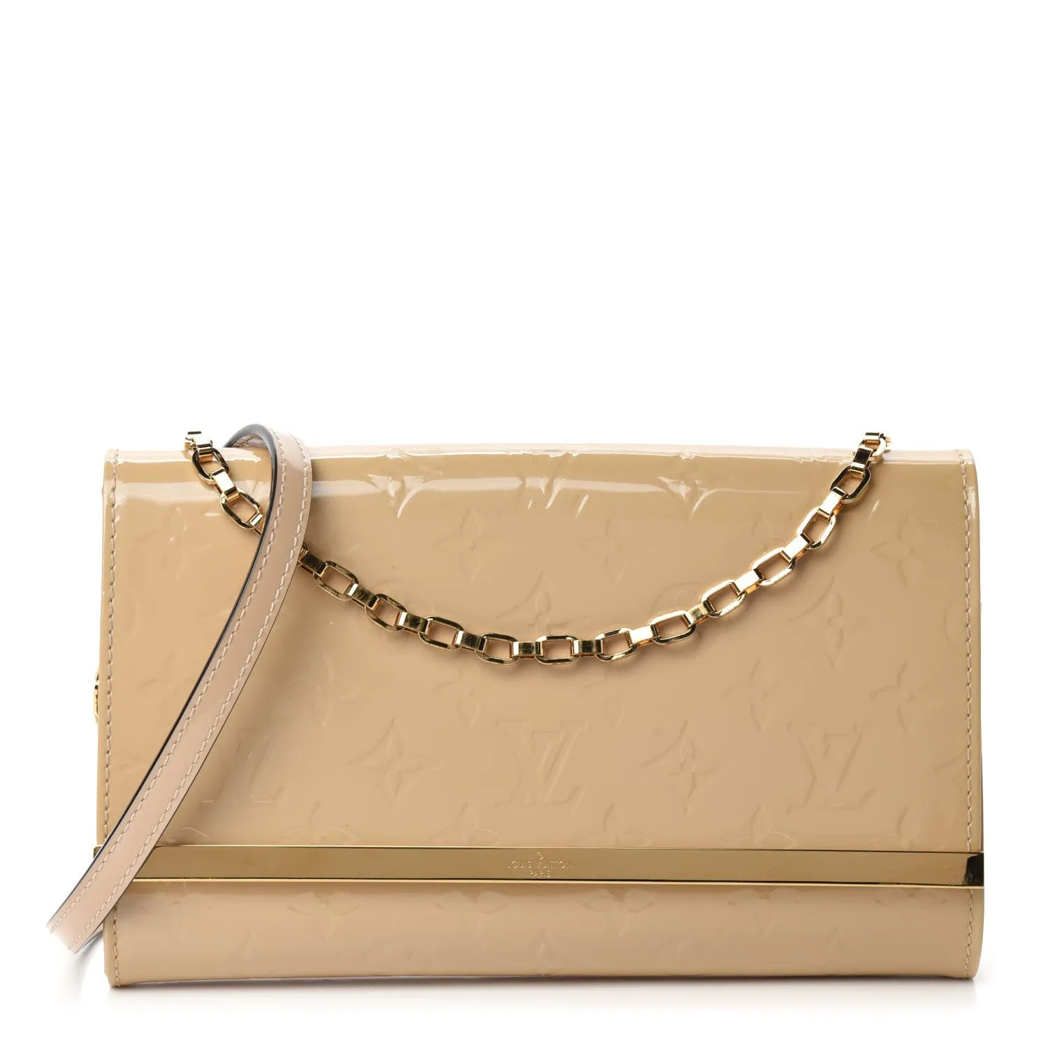 Trendy Inspired Louis Vuitton Monogram Vernis Ana Clutch