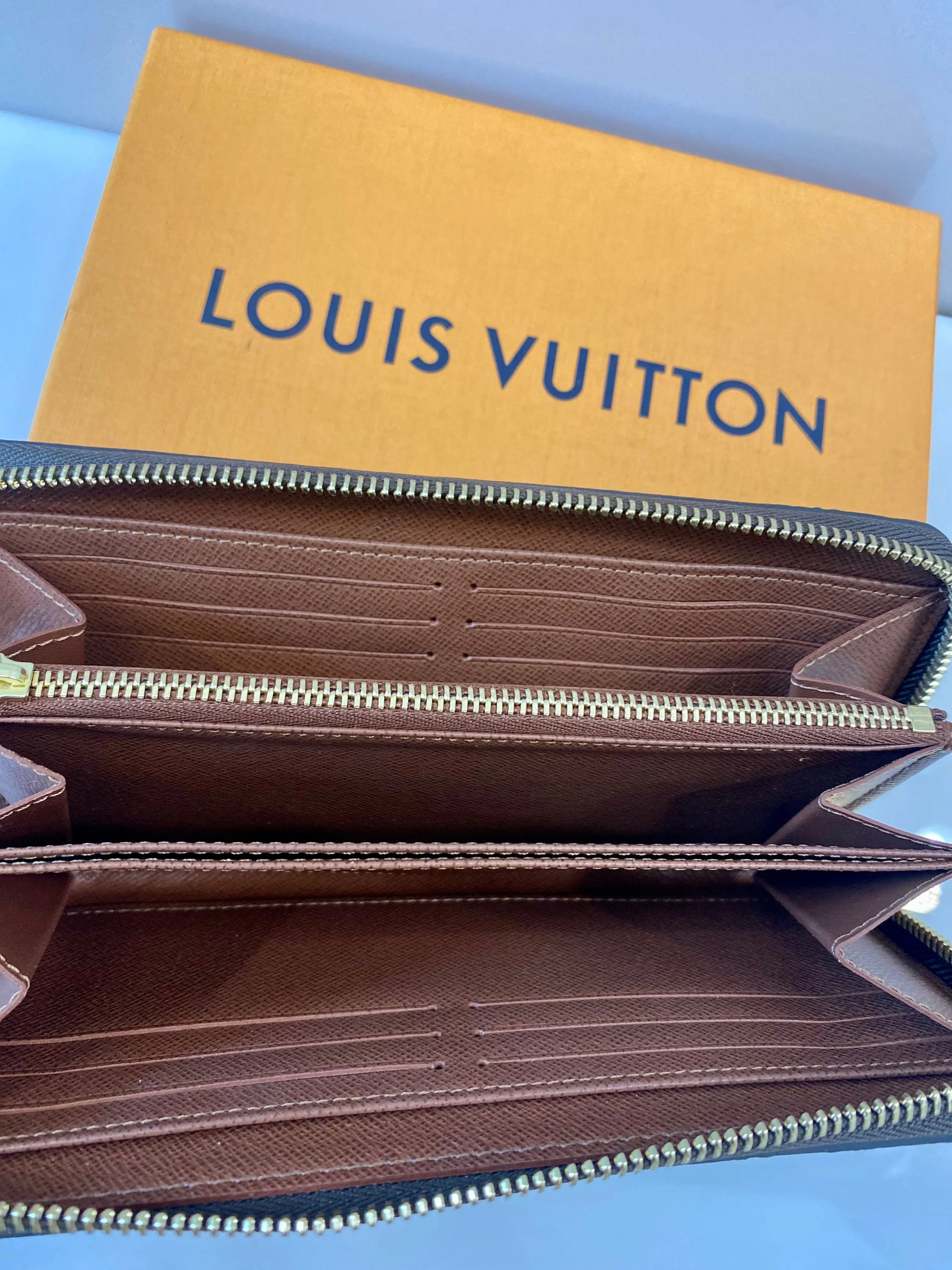 Trendy Inspired Louis Vuitton Monogram Zippy Wallet