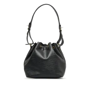 Trendy Inspired Louis Vuitton Petit Noé Black Epi