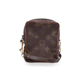 Trendy Inspired Louis Vuitton Vintage Monogram Canvas Mini Danube Crossbody Bag