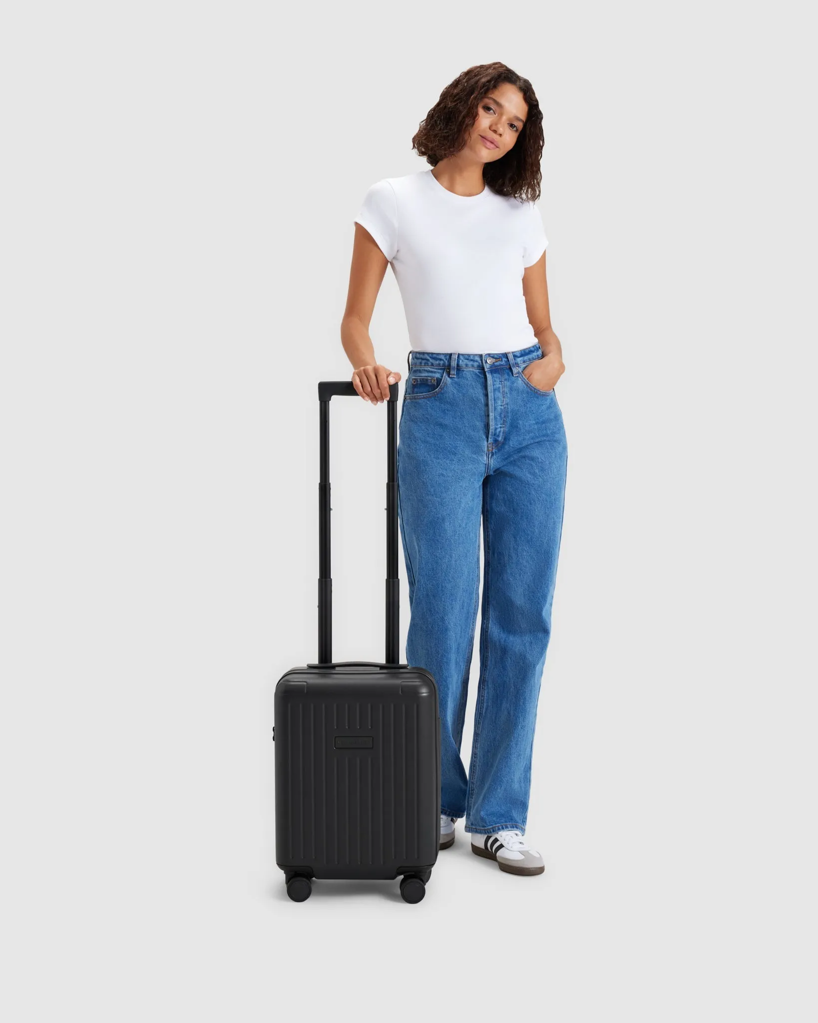 Underseat Carry On Suitcase - Caviar