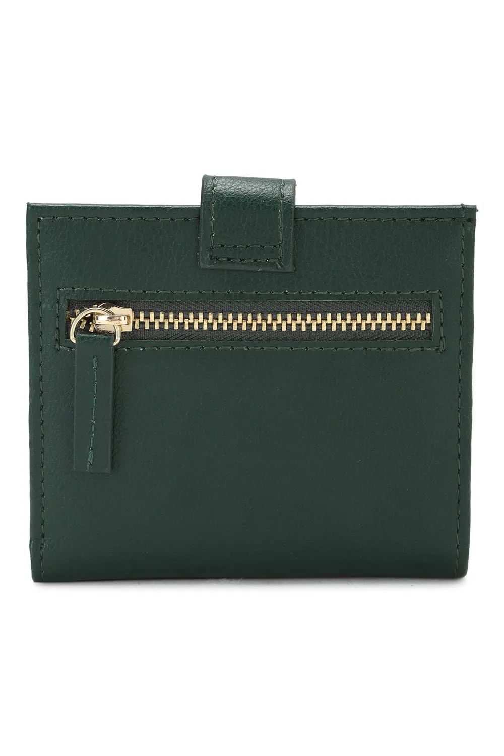 Van Heusen Polyurethane Women's Western Wallet (Green)