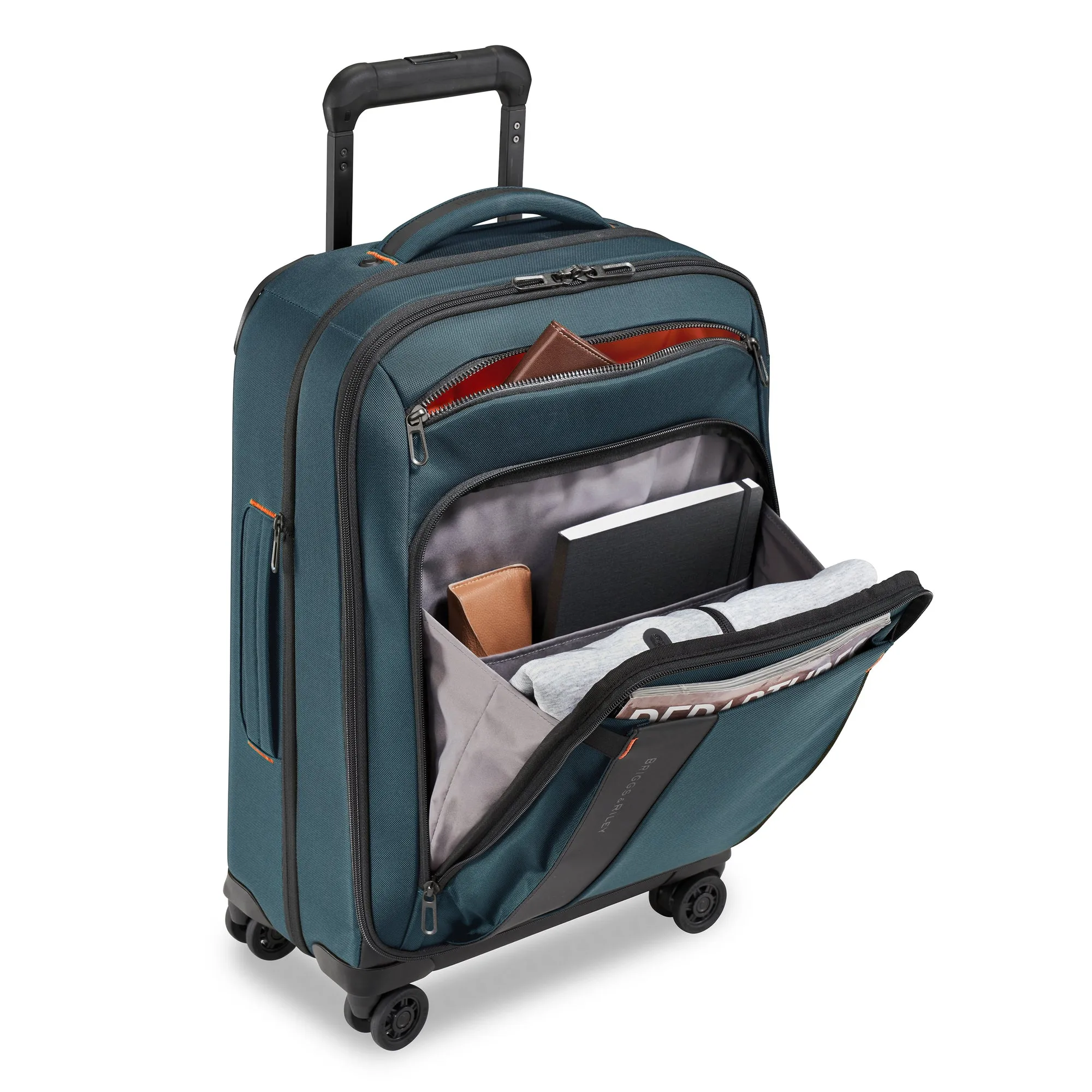 ZDX DOMESTIC 56cm Carry-On Expandable Spinner - Ocean