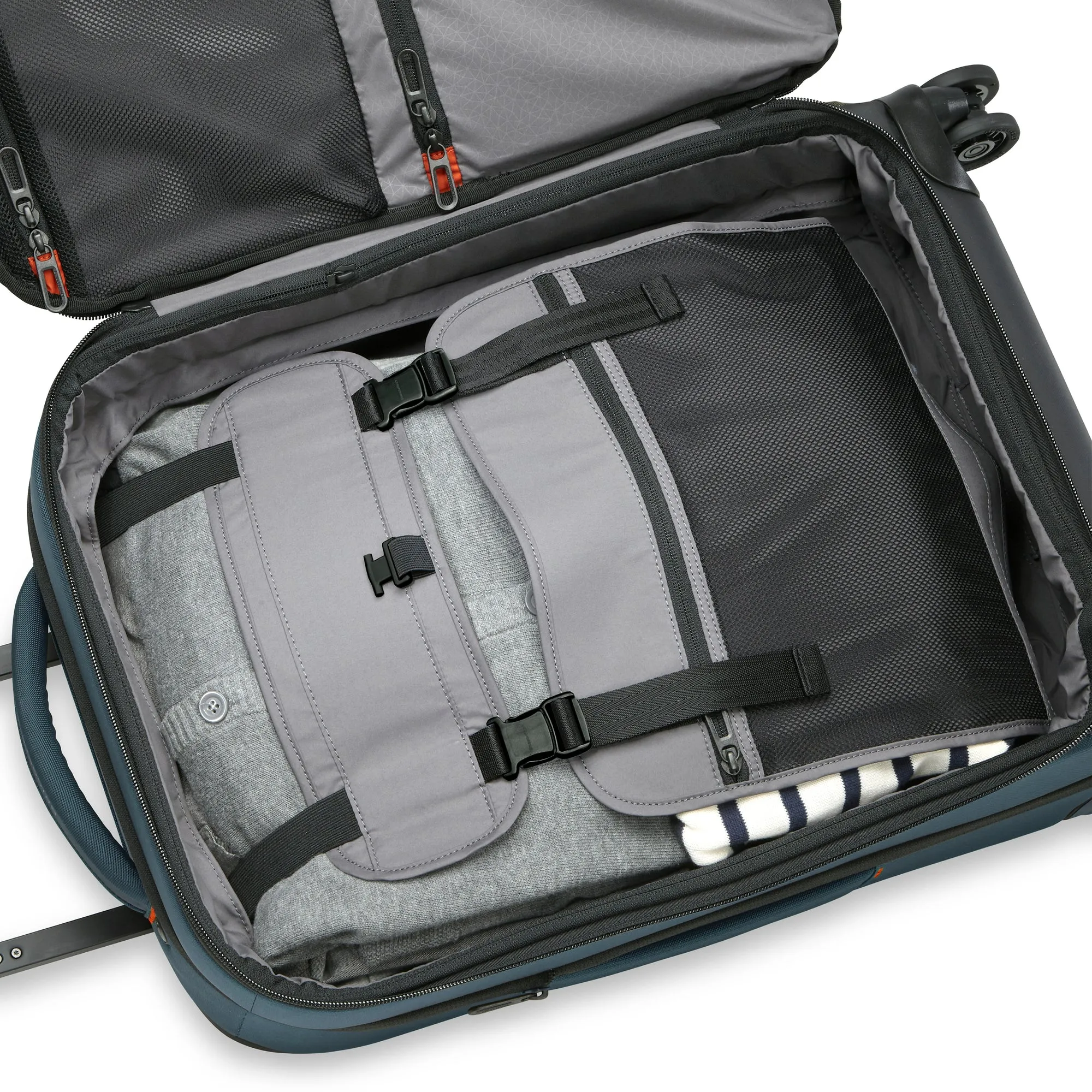 ZDX DOMESTIC 56cm Carry-On Expandable Spinner - Ocean