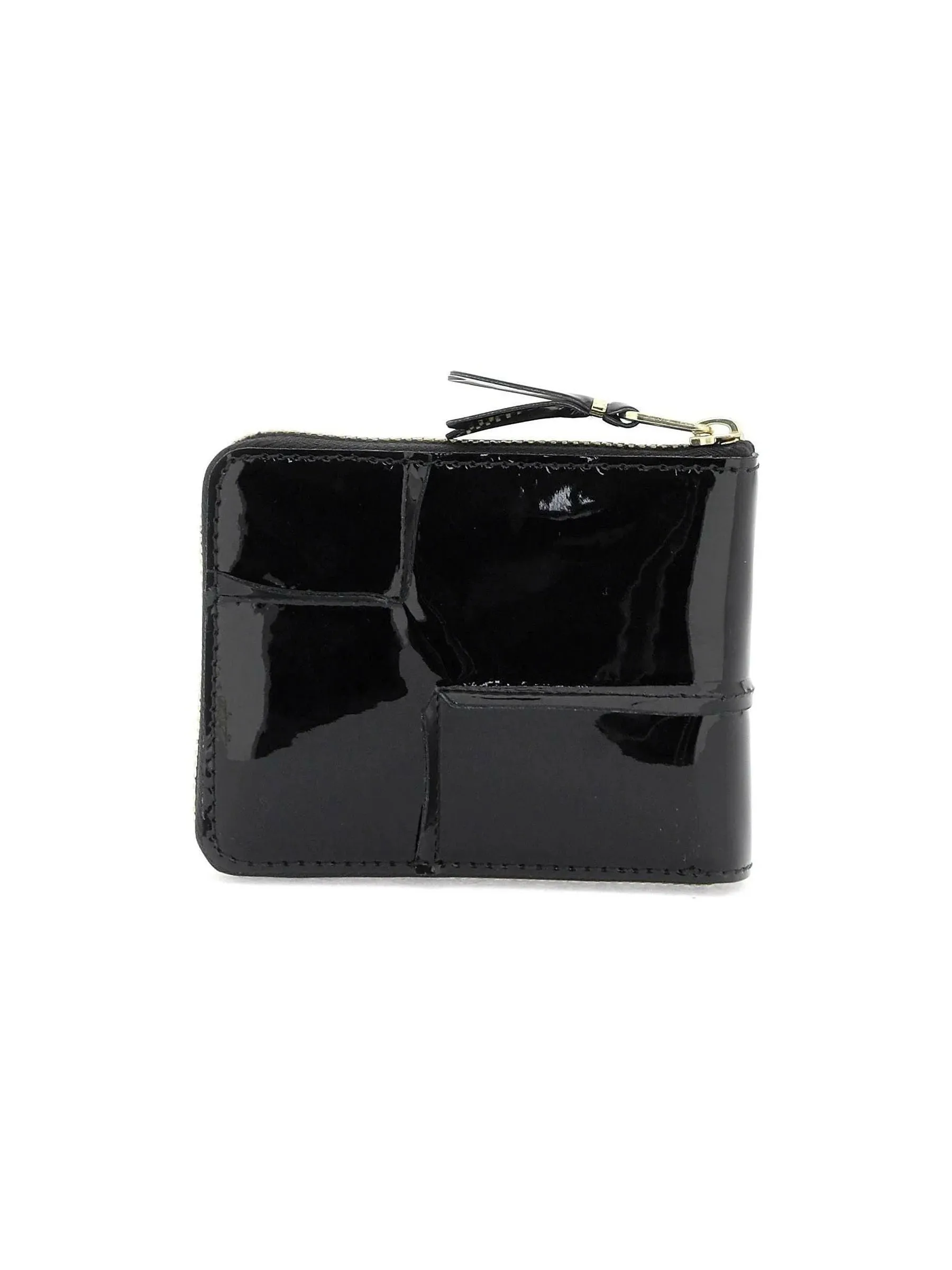 Zip Around Patent Leather Wallet